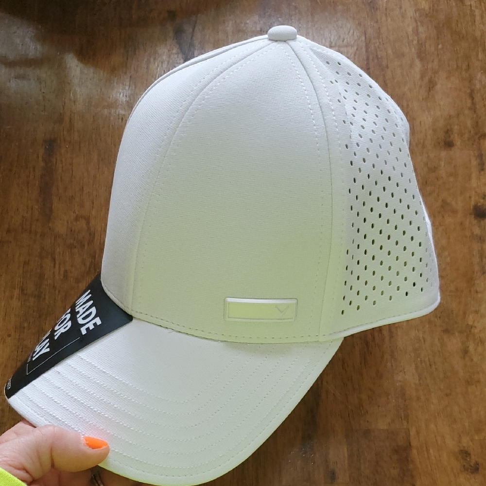 Callaway White Perforated Cap